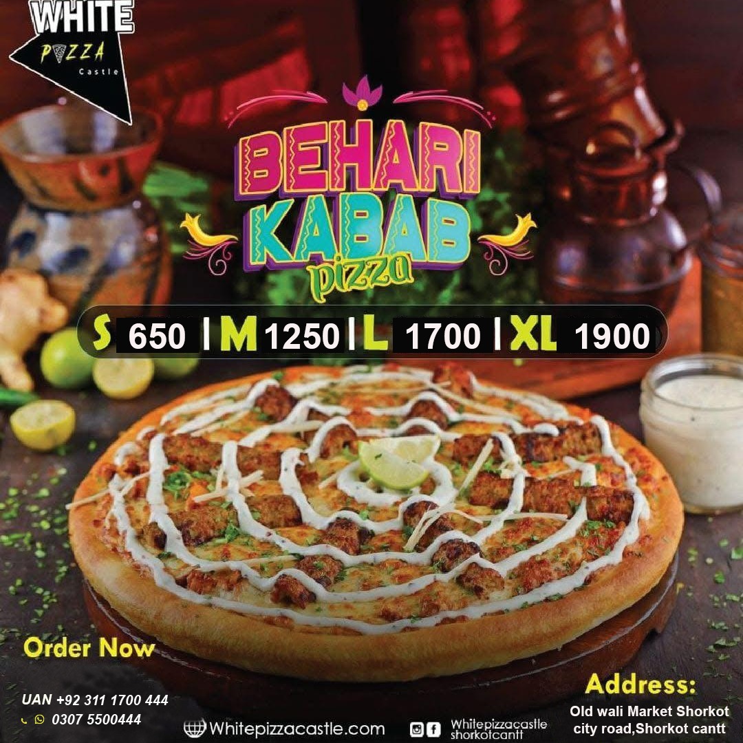 Behari Kabab Pizza